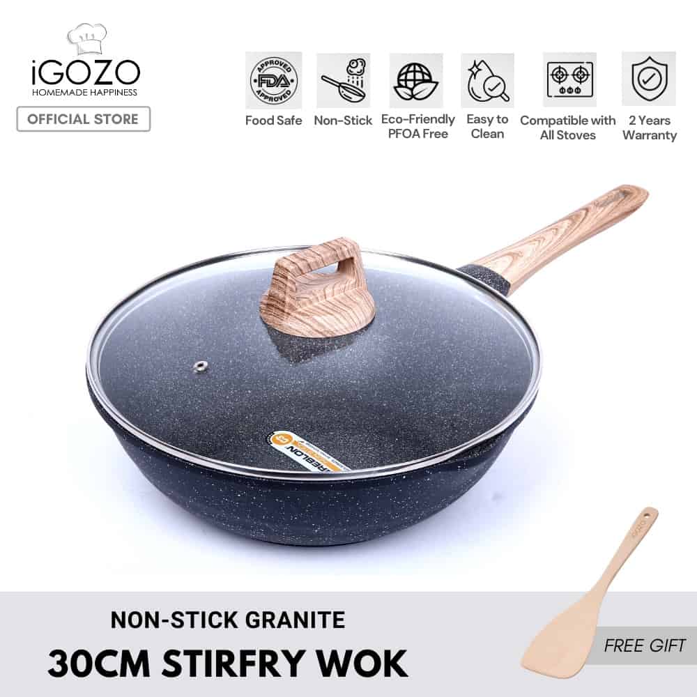 30cm stirfry wok
